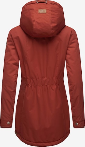 Ragwear Toiminnallinen takki 'Zuzka' värissä punainen