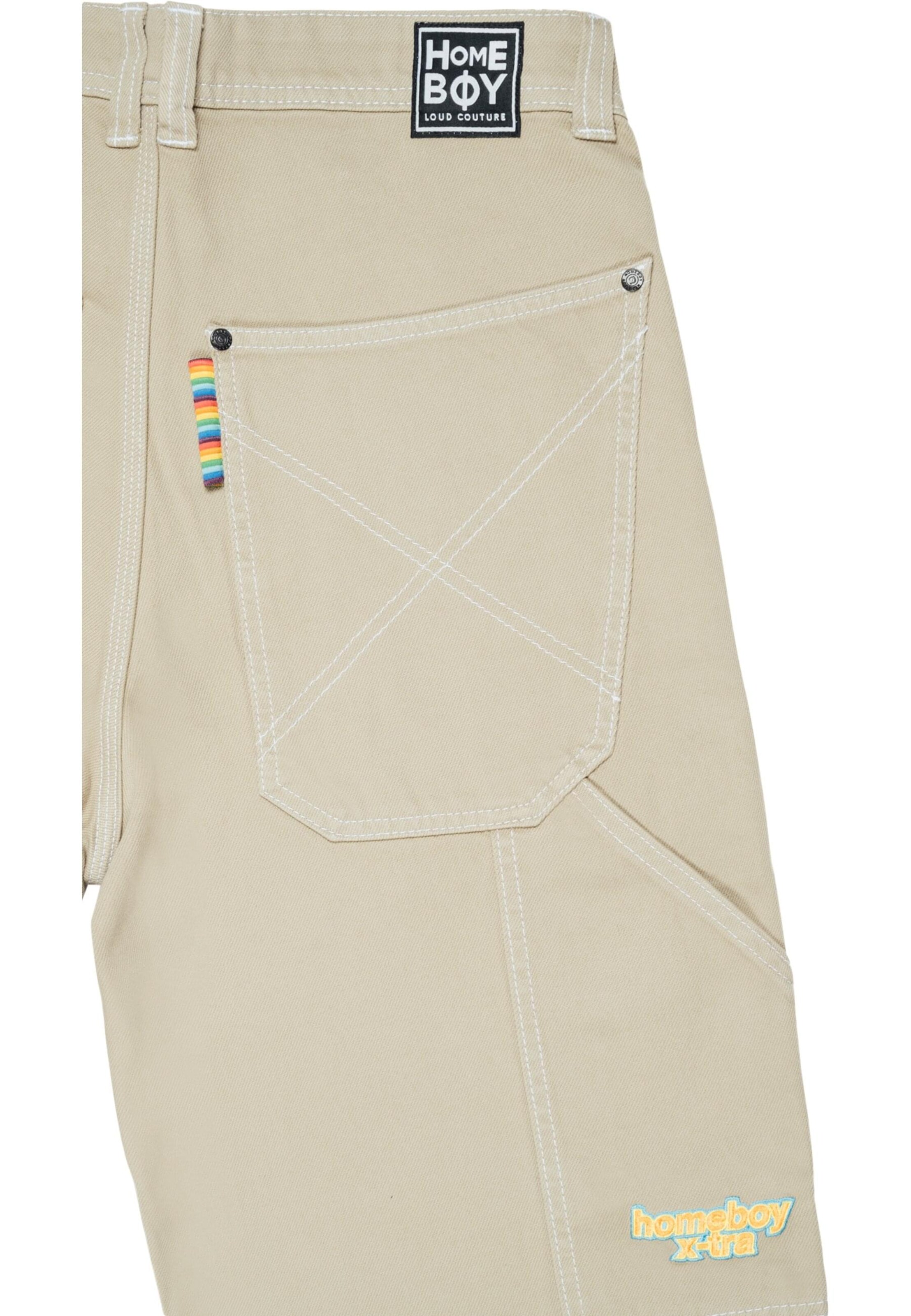 Largi Jeans 'X-Tra' de la HOMEBOY pe bej