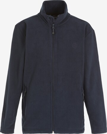 ZigZag Fleece jas 'Zap' in Blauw: voorkant