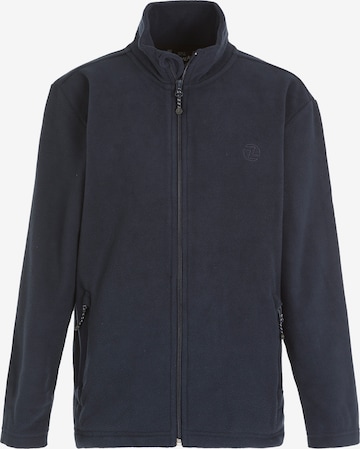 ZigZag Fleece Jacket 'Zap' in Blue: front