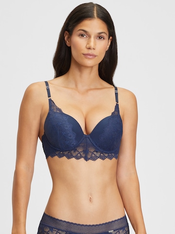 Push-up Soutien-gorge s.Oliver en bleu : devant