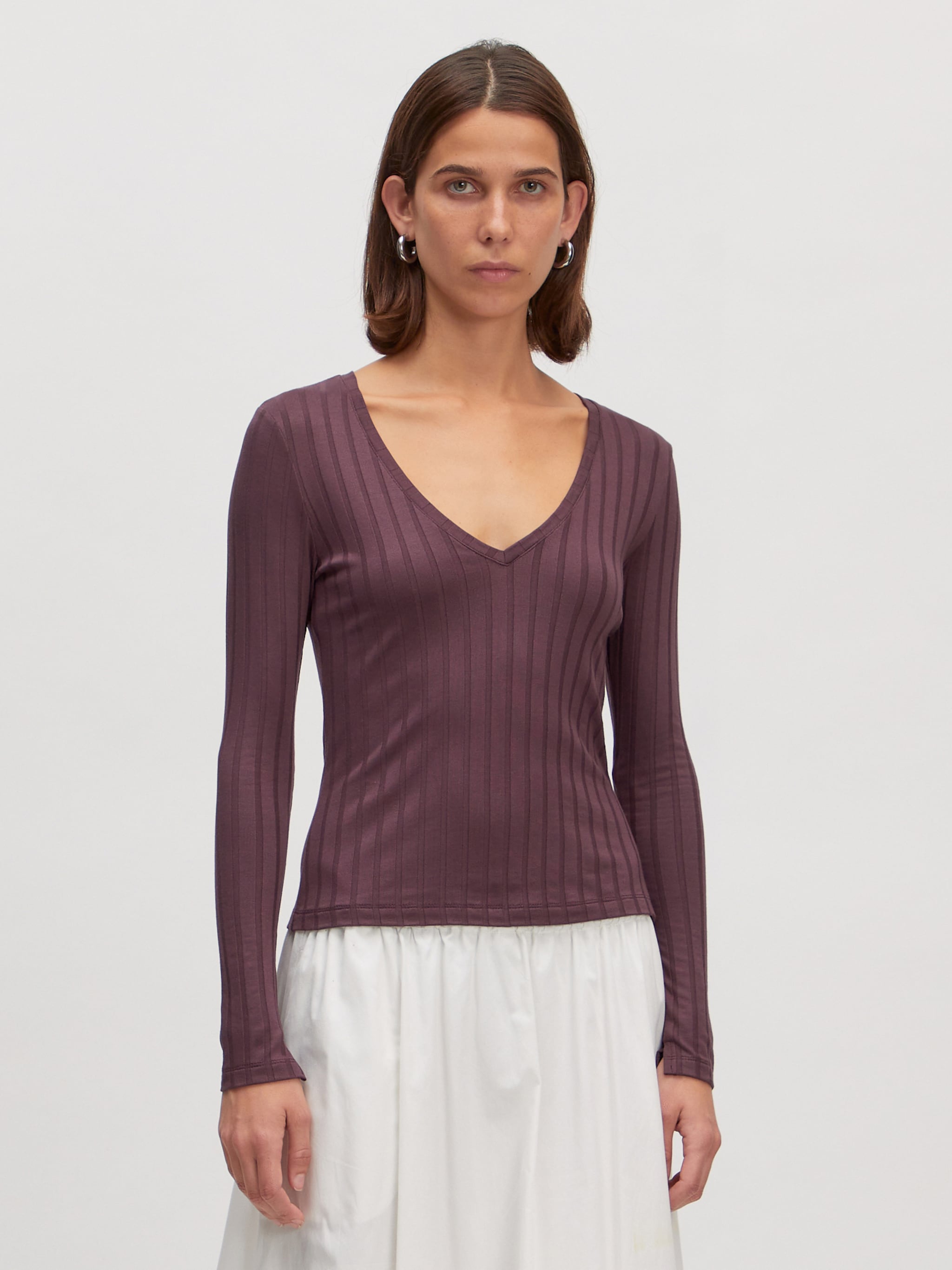 EDITED Produkte Shirt 'Elin' burgunder