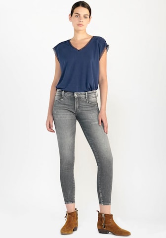 Le Temps Des Cerises Skinny Jeans 'Pulp' in Grijs: voorkant
