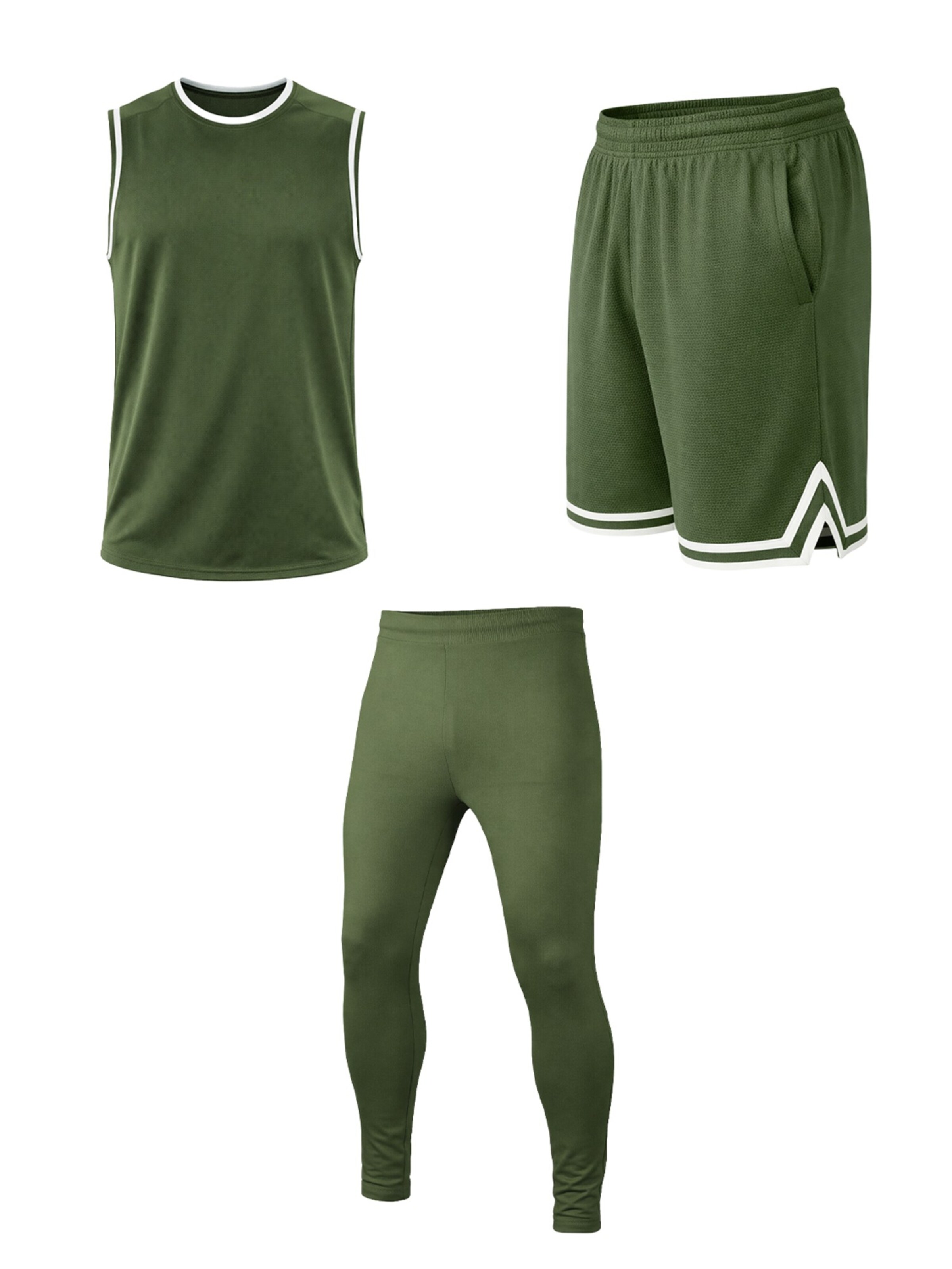 PANTONECLO - Chándal 'Flex' en verde: frente