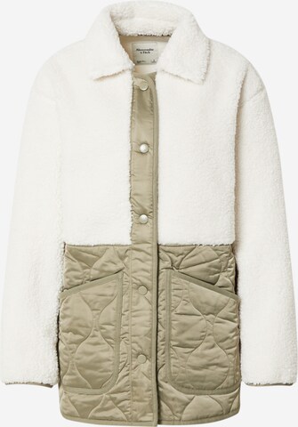 Abercrombie & Fitch Tussenjas in Beige: voorkant