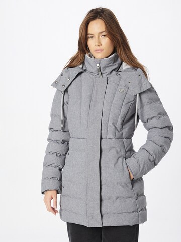 Ragwear Winter Jacket 'ASHANTA' in Grey: front