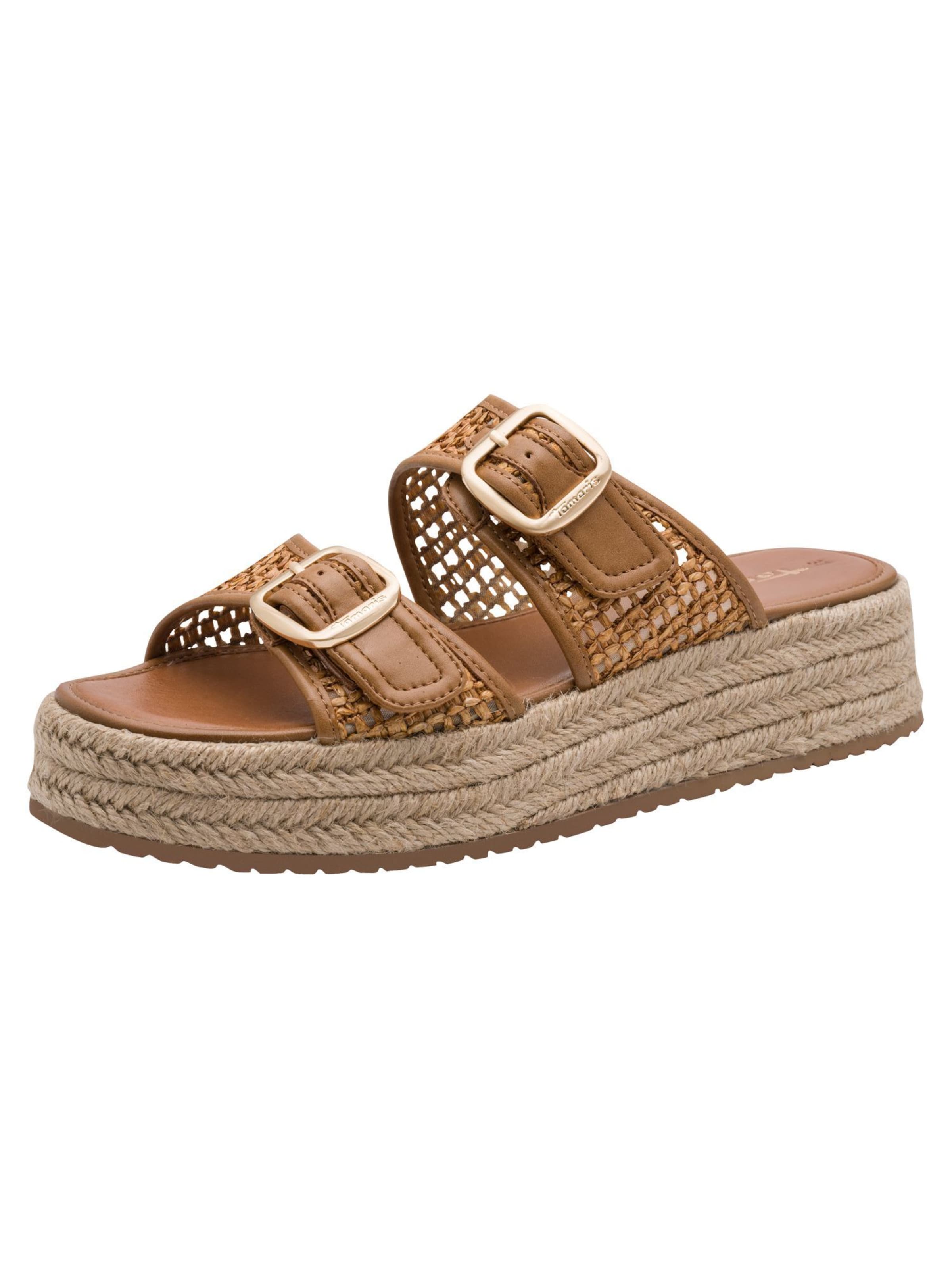 Mule Tamaris en marron