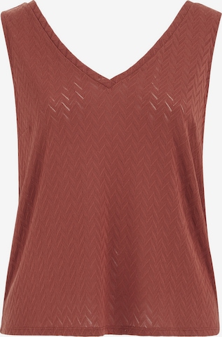 WE Fashion Toppi värissä punainen: etupuoli