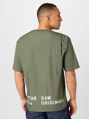 G-Star RAW Tričko – zelená