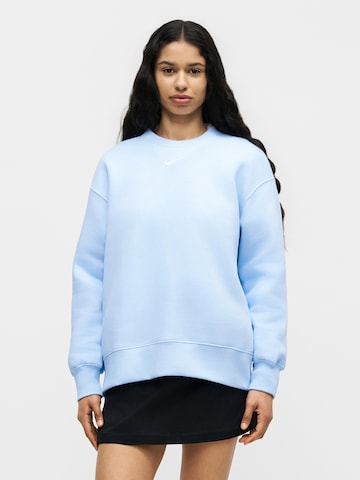 Nike Sportswear Суичър 'PHNX FLC' в синьо: отпред