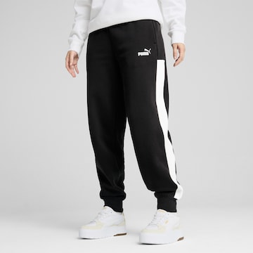PUMA Tapered Sportbroek 'Around The Block' in Zwart: voorkant