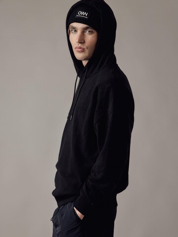 Sweat-shirt 'Pile con Cappuccio' OWN Off With Nature en noir