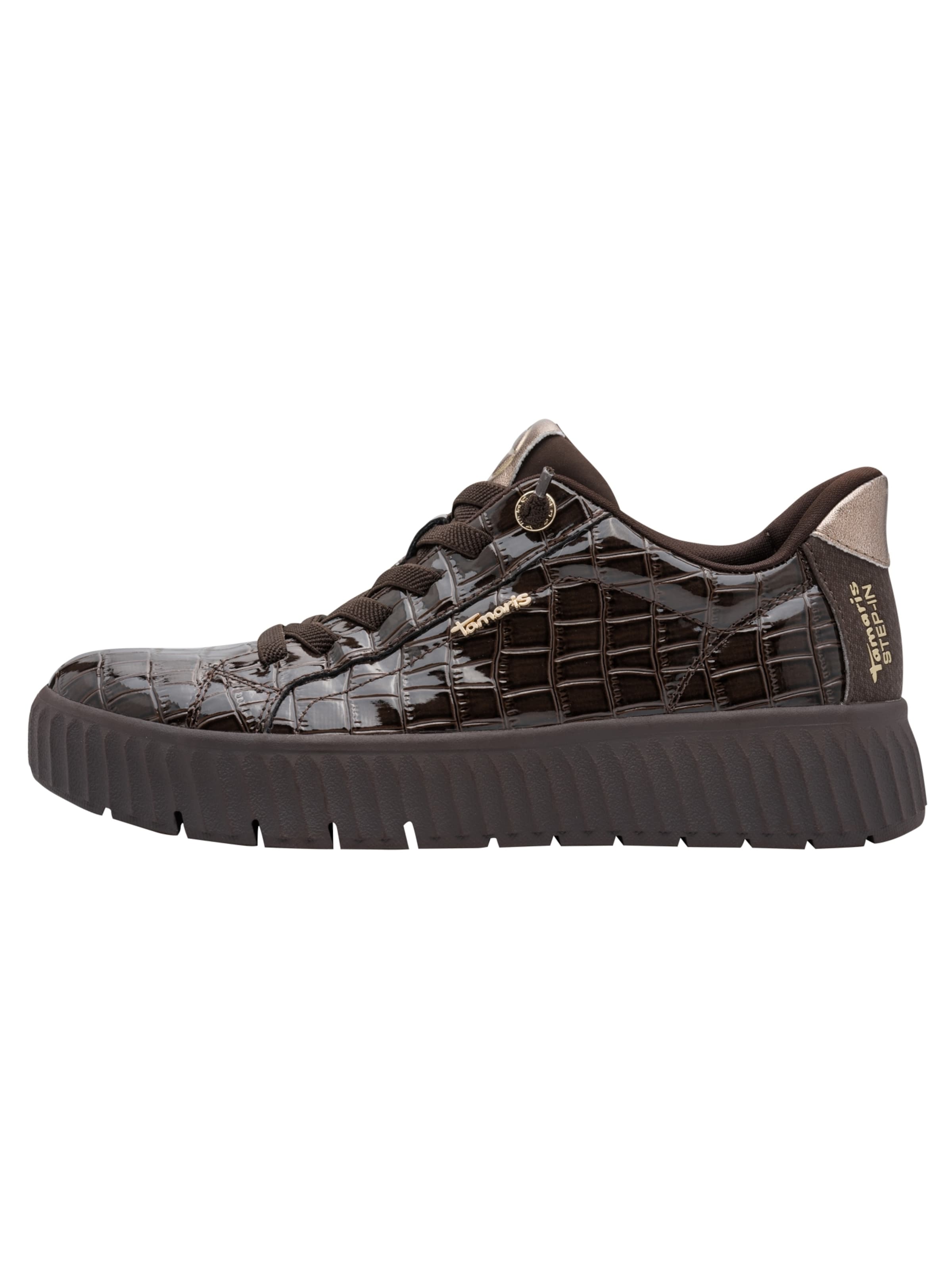 Baskets basses Tamaris en marron