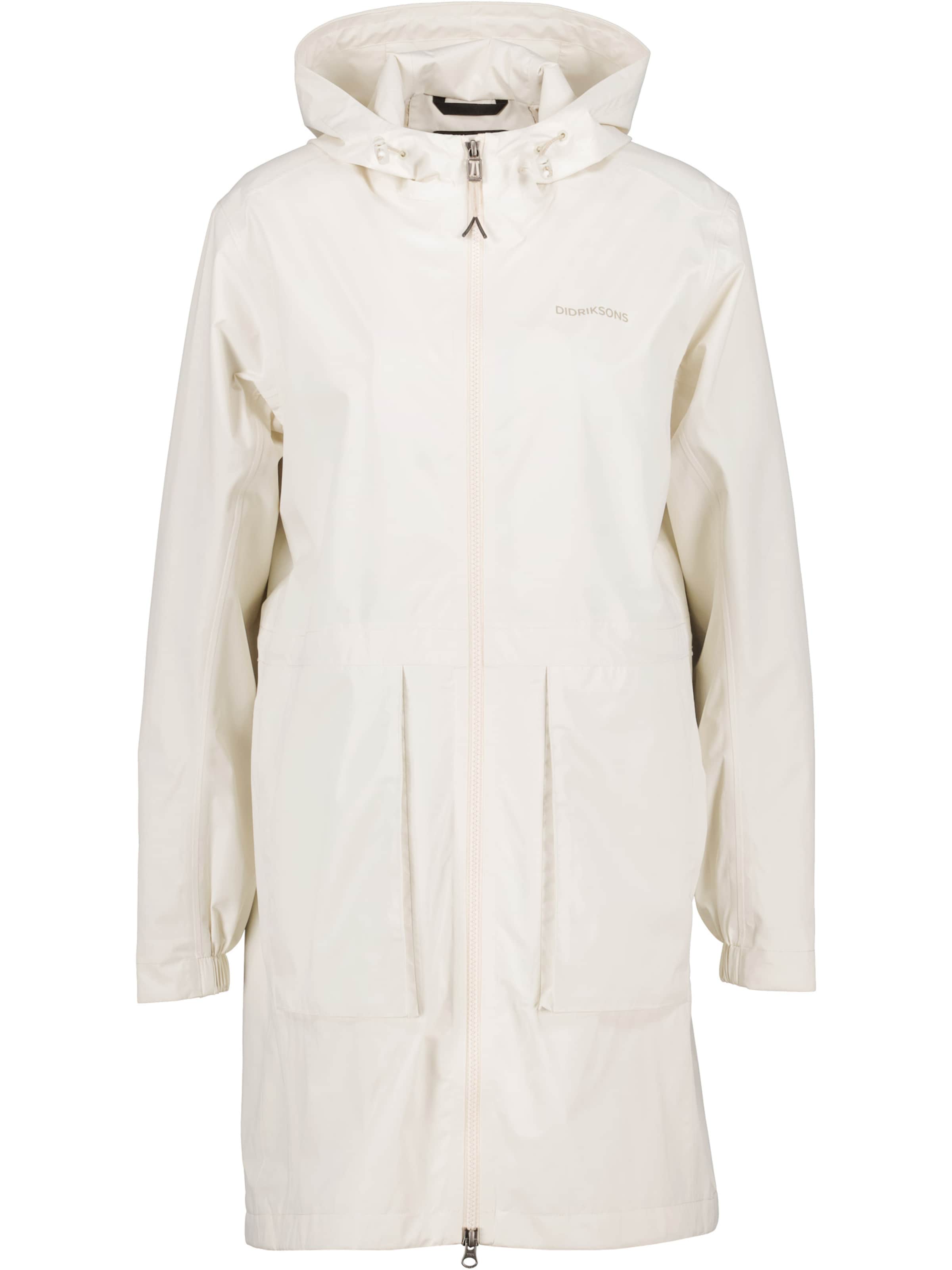 Veste fonctionnelle 'Bella' Didriksons en blanc : devant