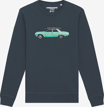 Watapparel Sweatshirt ' Surf Car ' in Grijs: voorkant