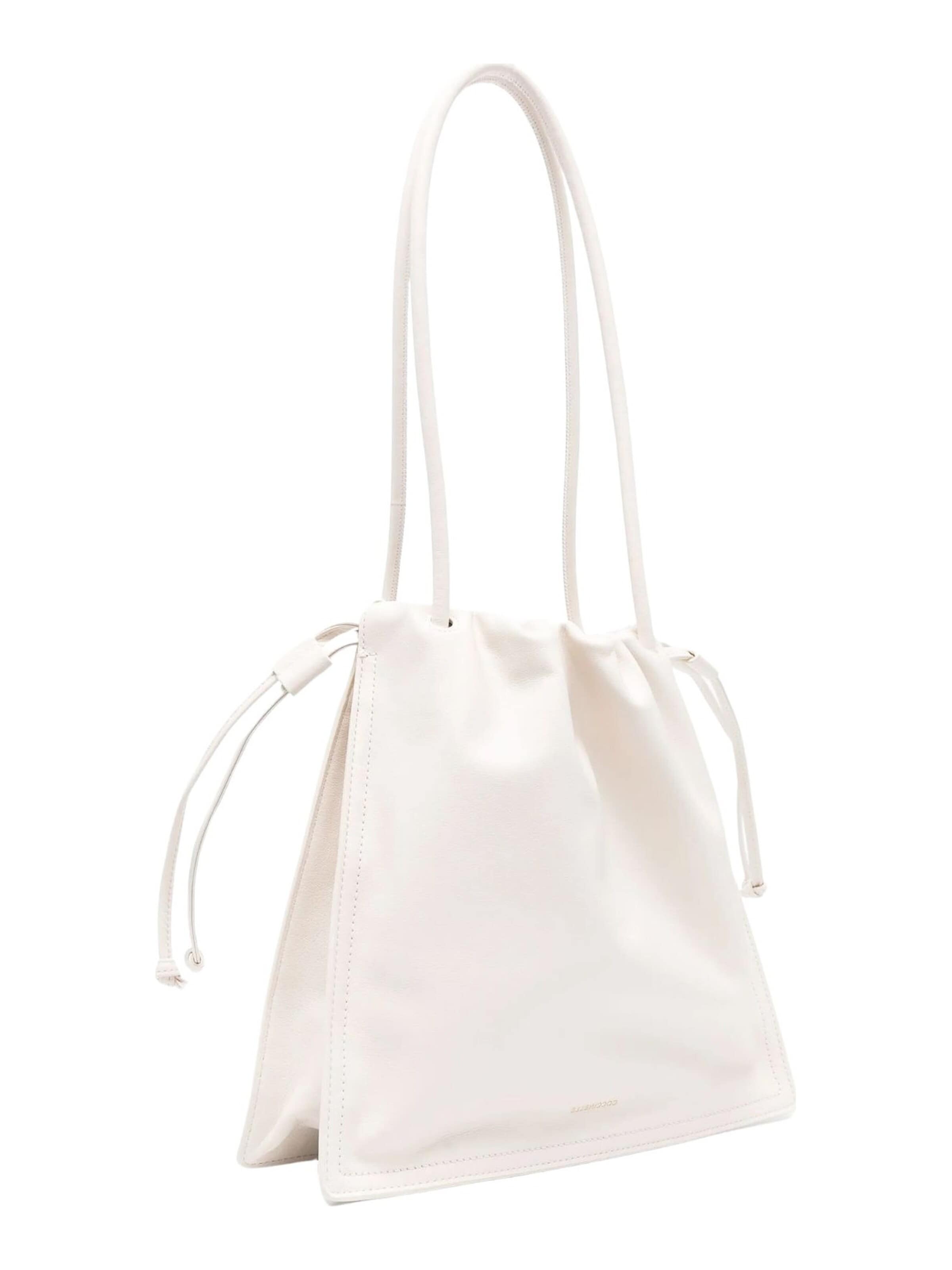 Borsa a sacco di Coccinelle in bianco