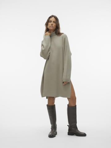 VERO MODA Knit dress 'Mathilde' in Grey