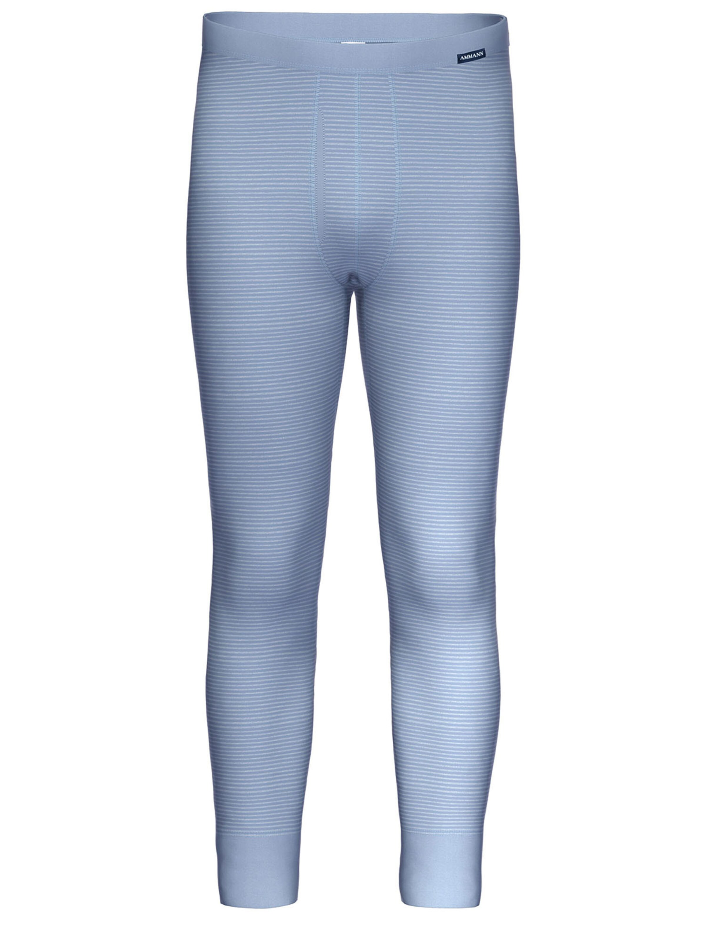 Ammann Long Johns 'Day Classic / Jeans Feinripp' in Blue: front