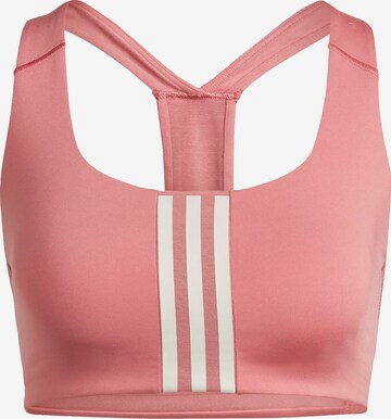 Soutien-gorge de sport 'Powerimpact' ADIDAS SPORTSWEAR en rose : devant