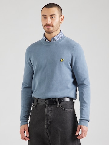 Lyle & Scott Πουλόβερ σε μπλε: μπροστά