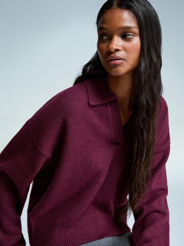 Bershka Pullover in Rot