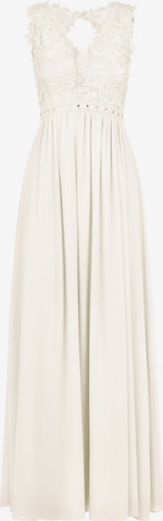 Robe de soirée Kraimod en blanc : devant