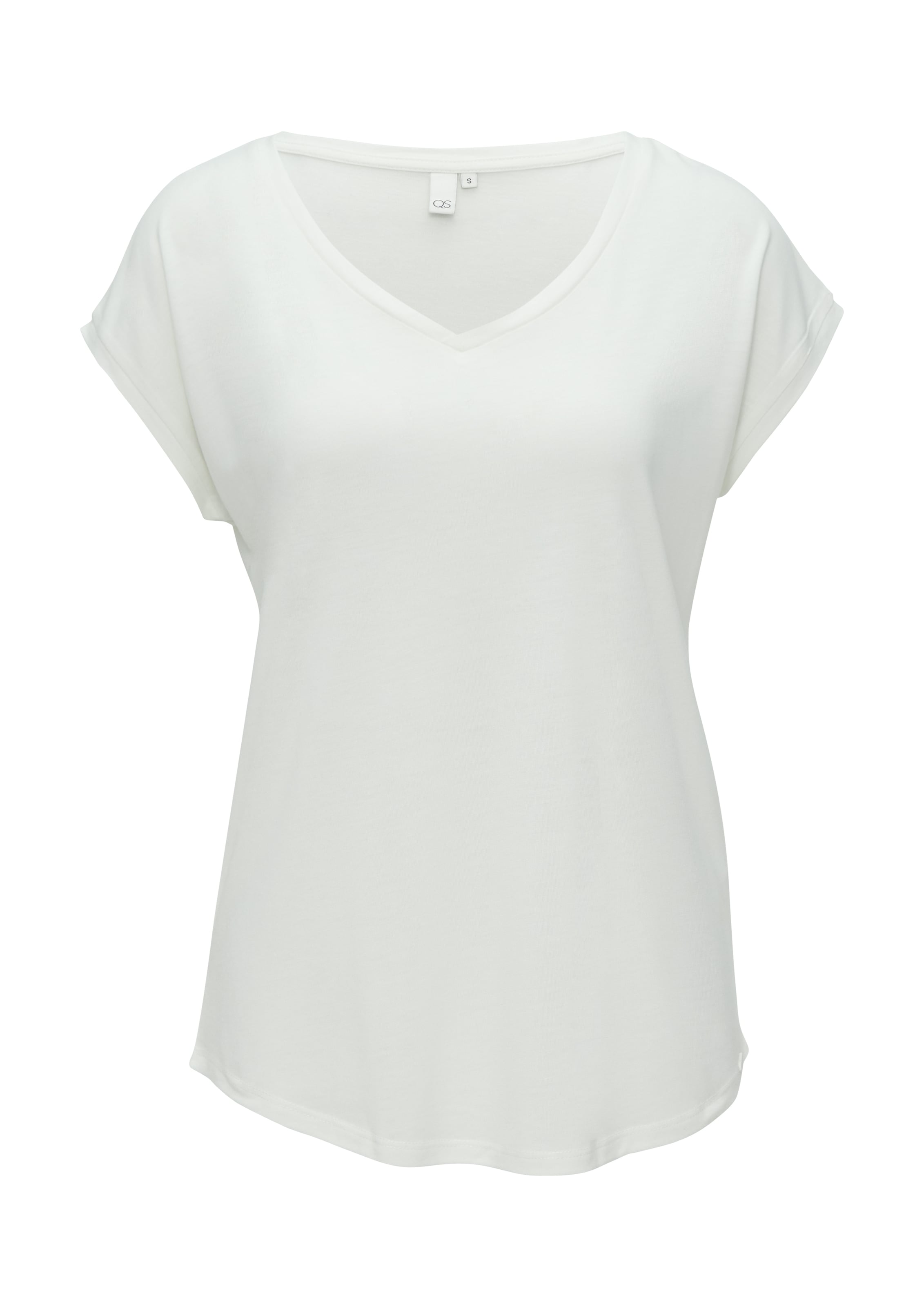 balts QS T-Krekls: no priekšpuses