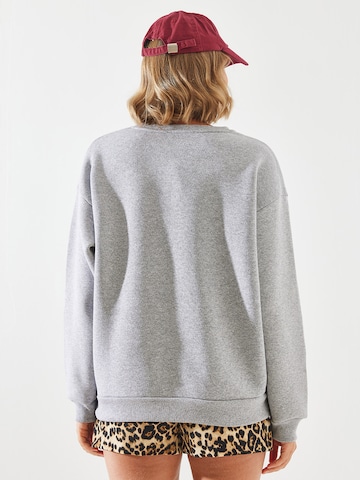 Bluză de molton de la Bianco Lucci pe gri