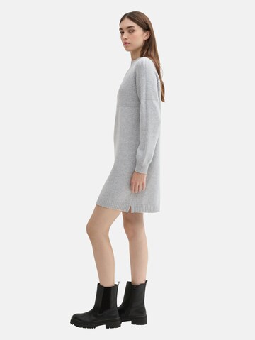 TOM TAILOR DENIM Knit dress in Grey