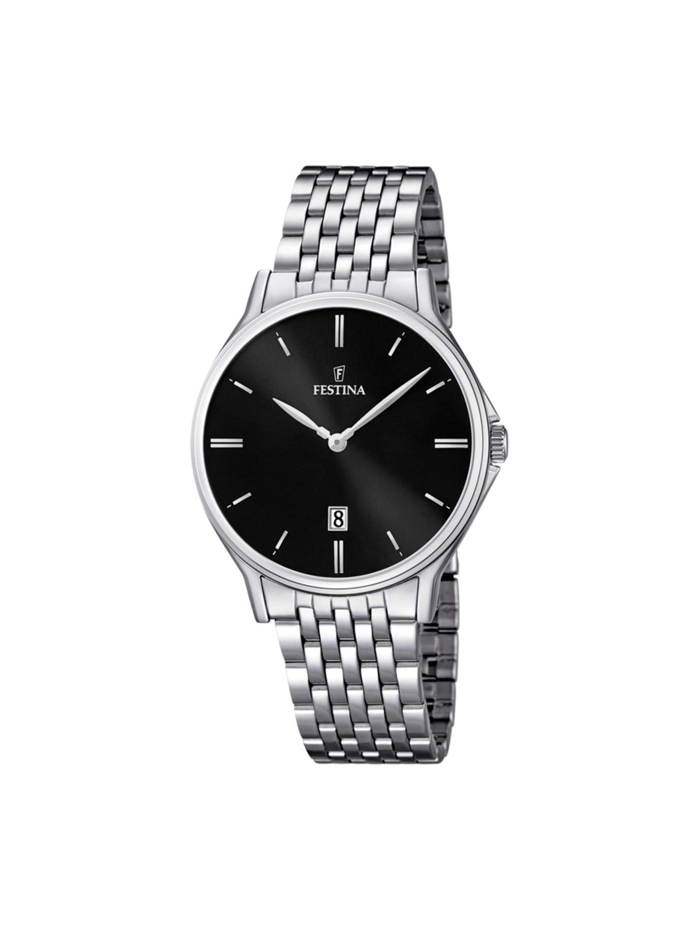 FESTINA Analoguhr‌‌‌‌‌‌ in Schwarz: Vorderseite