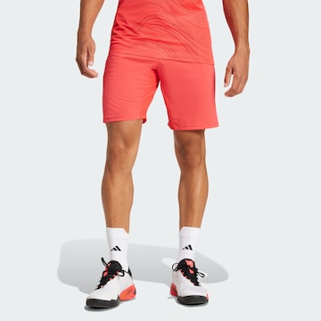 ADIDAS PERFORMANCE Regular Workout Pants 'Ergo' in Red: front