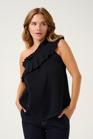 CULTURE Blouse in Zwart: voorkant