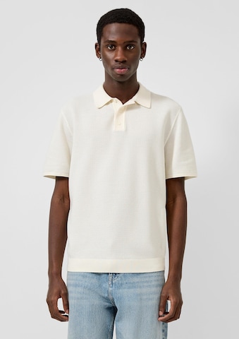 T-Shirt QS en beige : devant