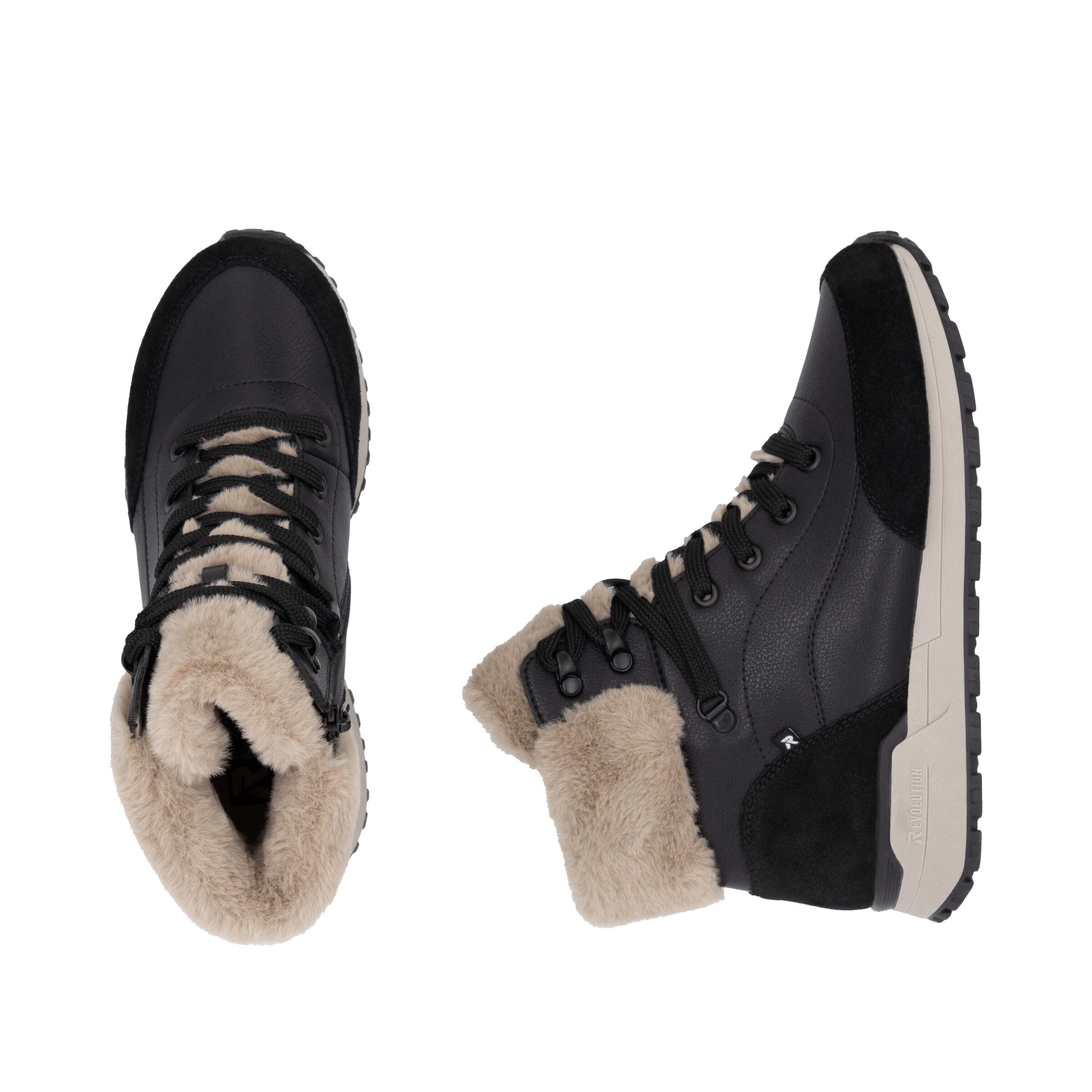 Rieker Sport - Botim com fivela em preto