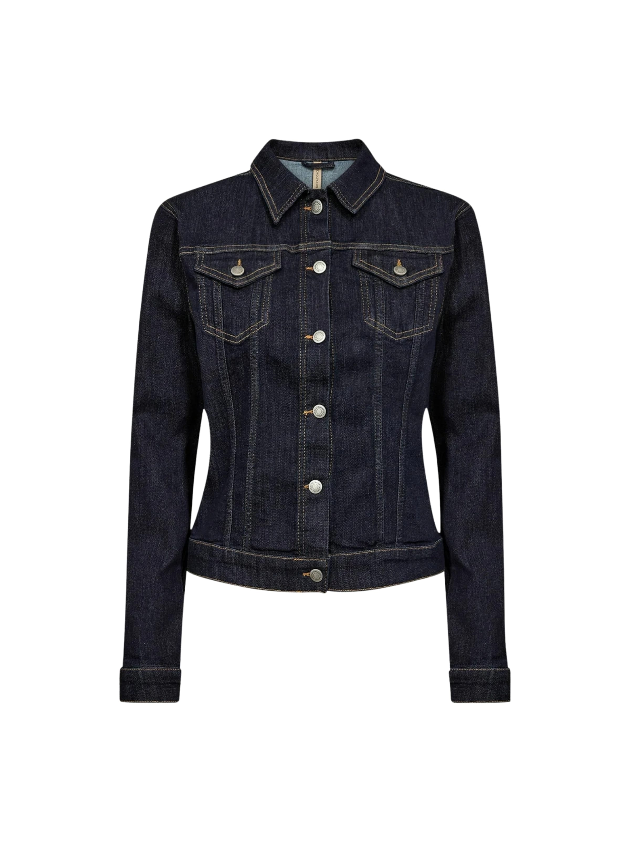 Soyaconcept Tussenjas ' SC ' in de kleur Blauw denim, Productweergave