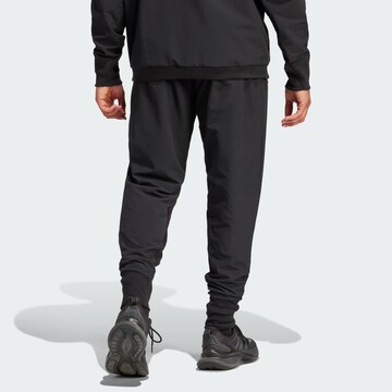 ADIDAS SPORTSWEAR Tapered Sportbroek 'Z.N.E.' in Zwart