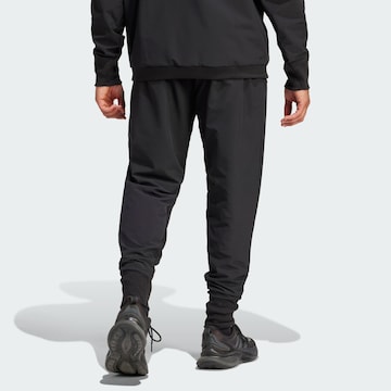 ADIDAS SPORTSWEAR Tapered Workout Pants 'Z.N.E.' in Black