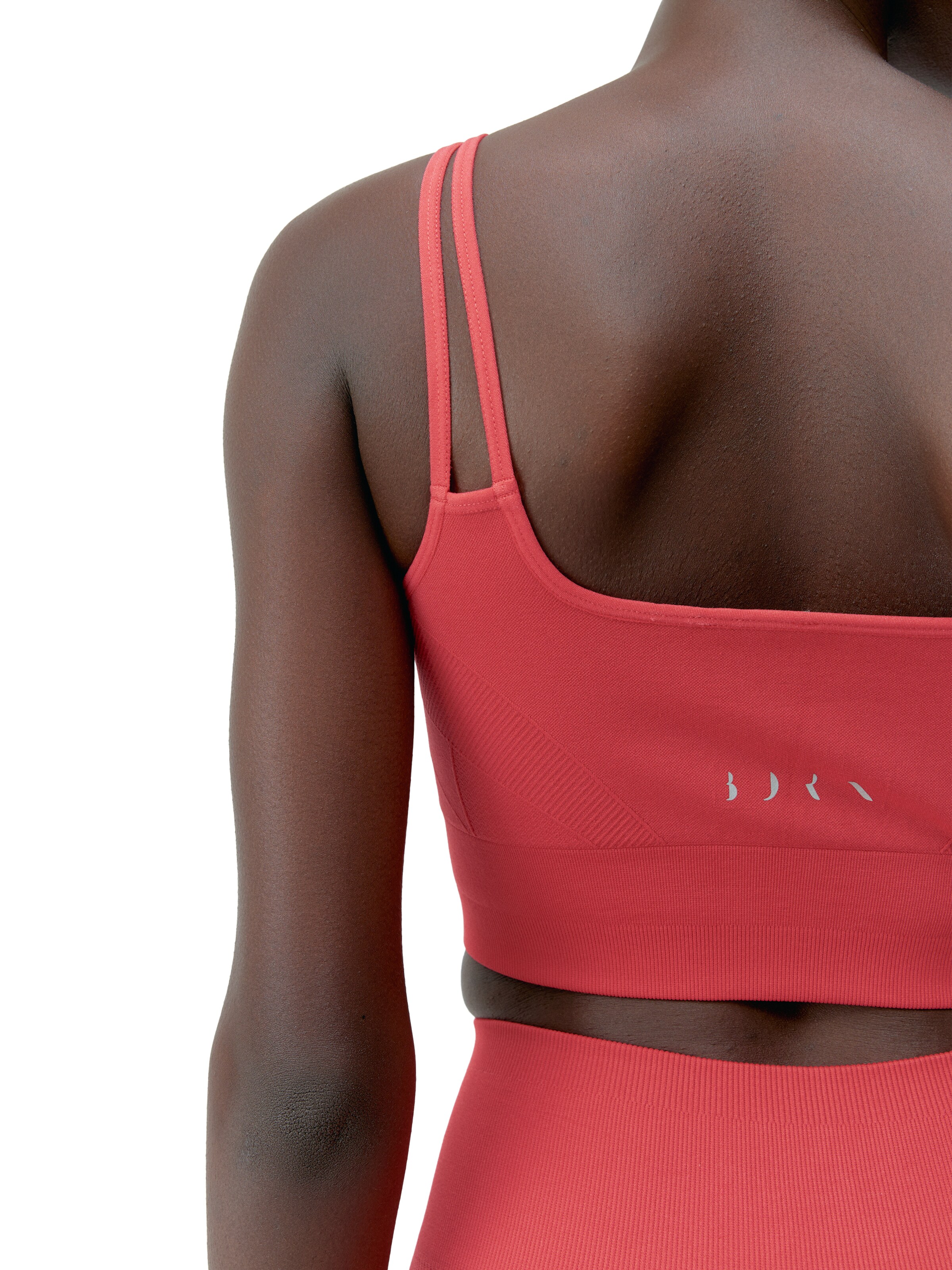 Born Living Yoga Skinny Sporttop 'Blume' in Rood