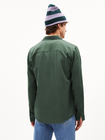 ARMEDANGELS Regular fit Button Up Shirt in Green