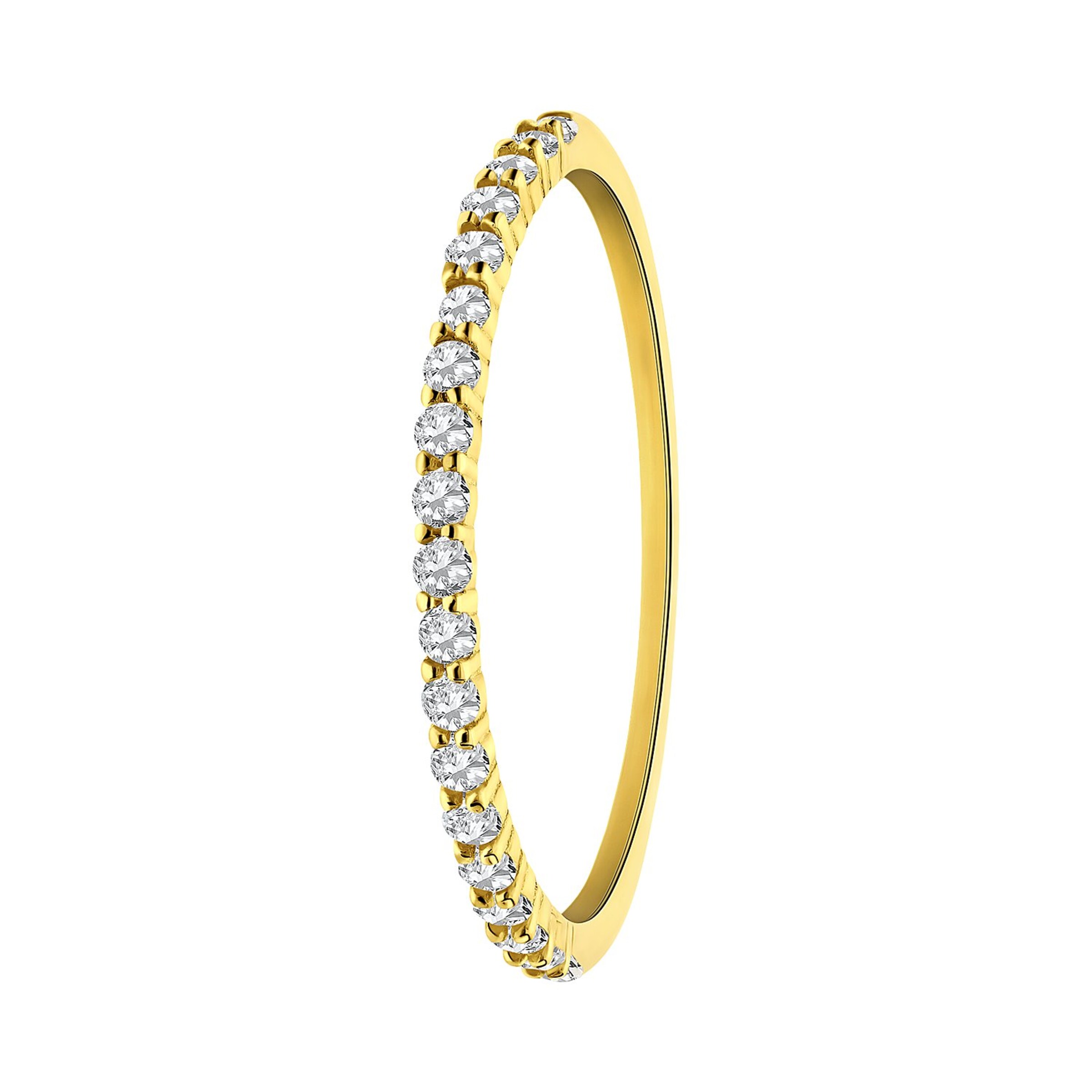 Lucardi Ring in Gold: front