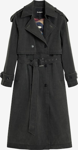 DesigualPrijelazni kaput - crna boja: prednji dio