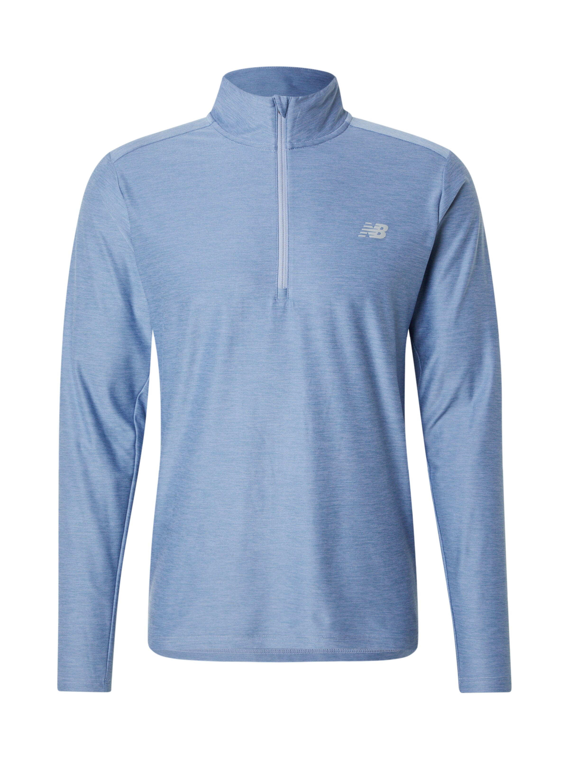 new balance - Camiseta funcional &#x27;Space Dye&#x27; en azul: frente