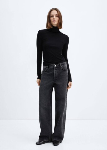 MANGO Loose fit Jeans 'Massy' in Black