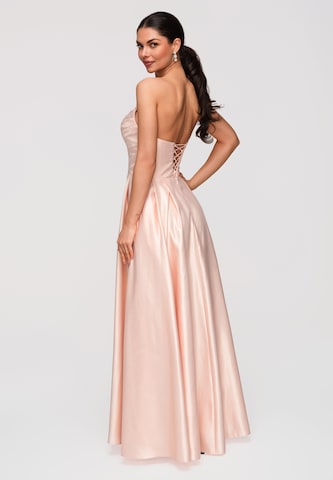 Robe de soirée ' LA-OM-DLR352' Ombre en orange