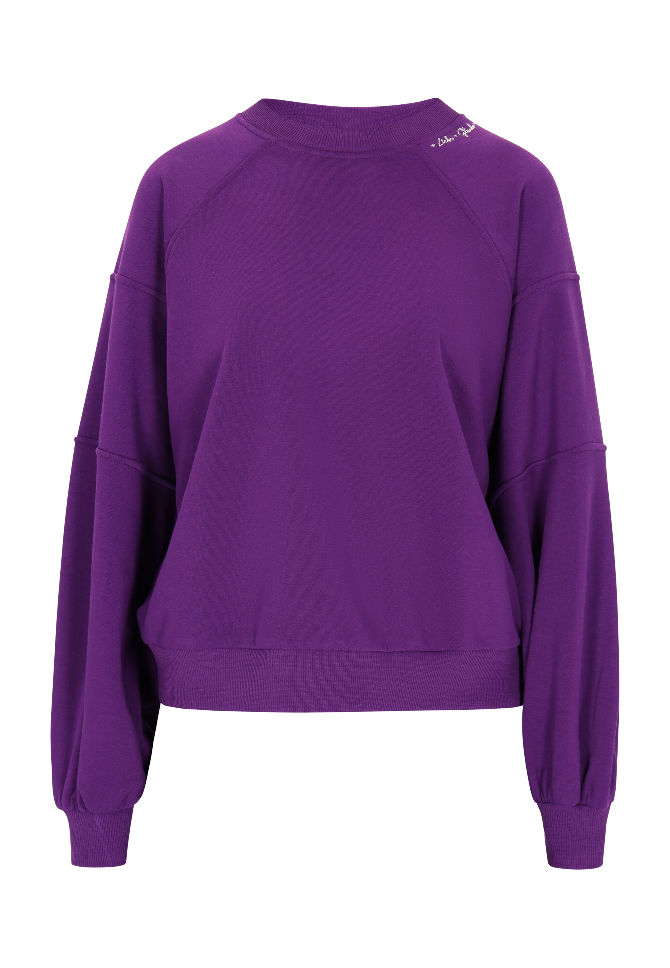 purpurinė DreiMaster Vintage Megztinis be užsegimo: priekis