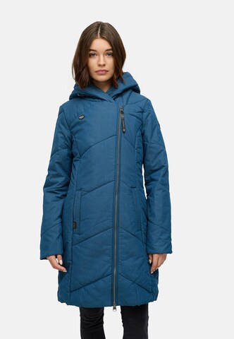 Ragwear Wintermantel 'Gordon' in Blau: Vorderseite
