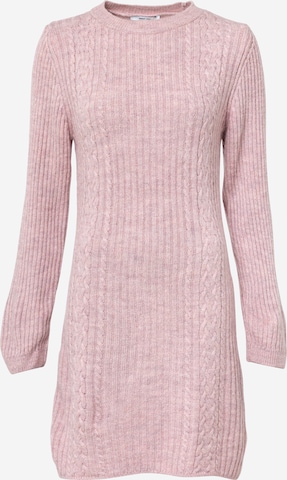 ABOUT YOU Knitted dress 'Daline' in Pink: front