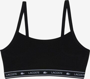 LACOSTE Bustier BH in Zwart: voorkant