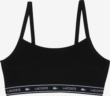 melns LACOSTE Bandeau Krūšturis: no priekšpuses