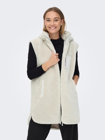 Gilet 'Sascha' di ONLY in grigio: frontale